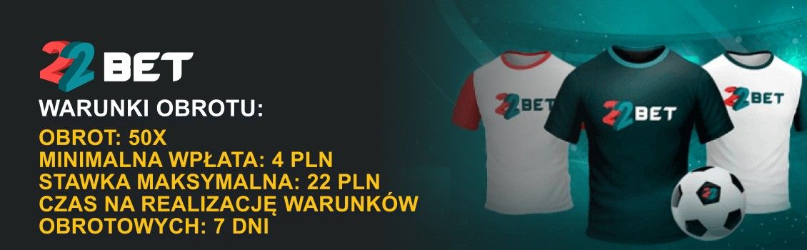 Zasady i warunki bonusów kasyna 22Bet