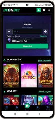 BeOnBet kasyno wersja mobilna