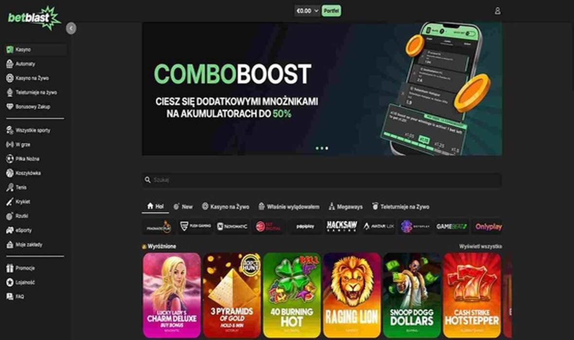 Strona główna kasyna BetBlast