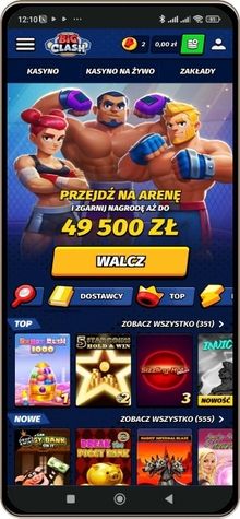 BigClash kasyno wersja mobilna