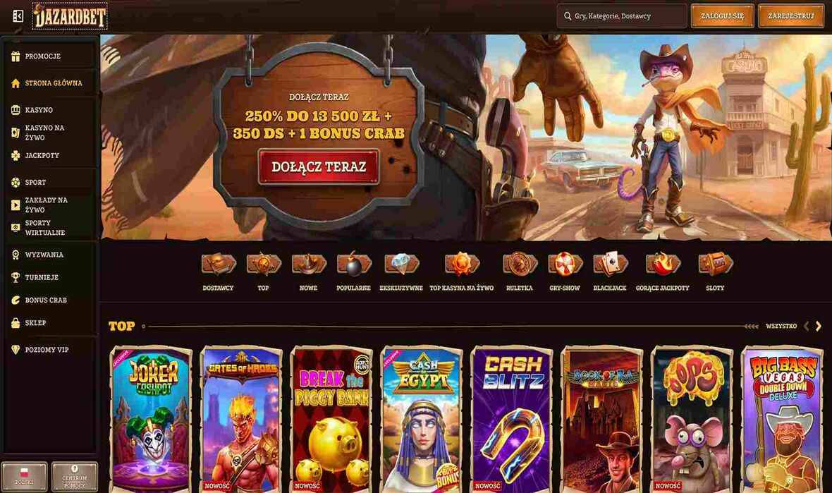 Strona główna kasyna DazardBet