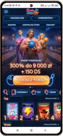 DudeSpin kasyno wersja mobilna