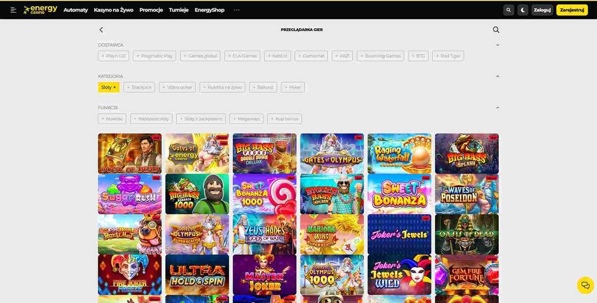 Energy kasyno sloty