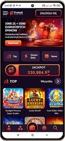 Fireball kasyno wersja mobilna