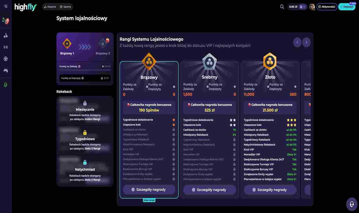 Highflybet kasyno VIP