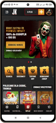Jokery kasyno wersja mobilna