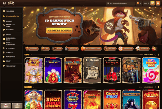 Strona główna kasyna Lizaro