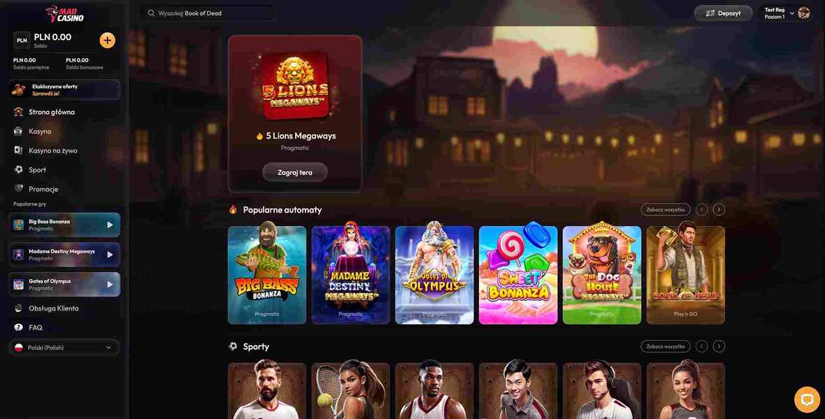 Strona główna MadCasino