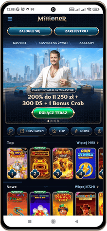 Millioner kasyno wersja mobilna