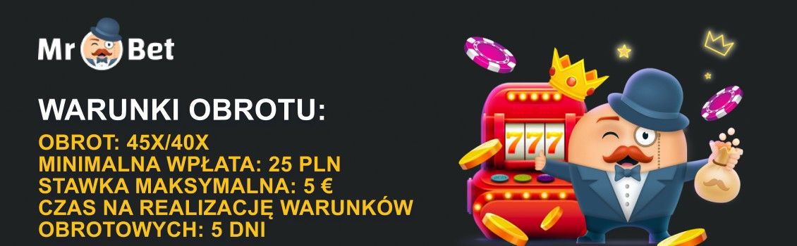 Zasady i warunki bonusów kasyna MrBet