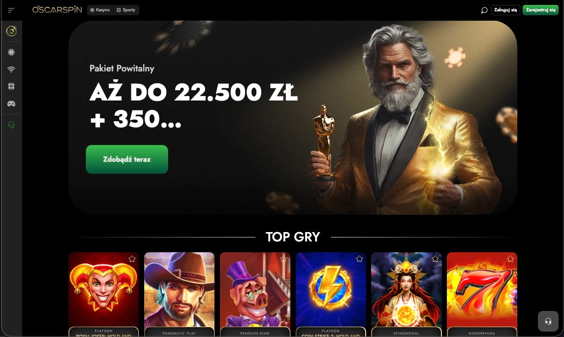 Strona główna kasyna Oscarspin