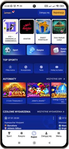 SapphireBet kasyno wersja mobilna