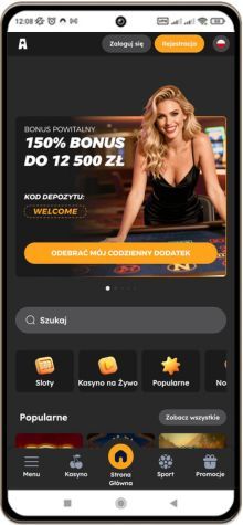 Vegas Nova kasyno wersja mobilna