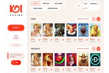KoiCasino - Strona z grami w automatach
