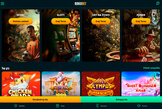 Rokubet główna kasyna