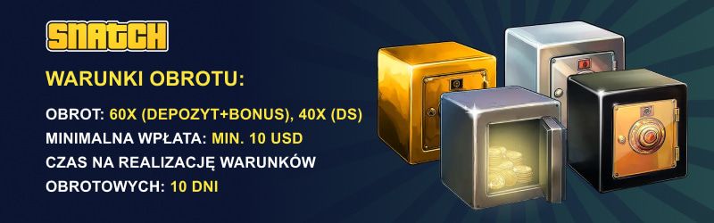Zasady i warunki bonusów kasyna Snatch