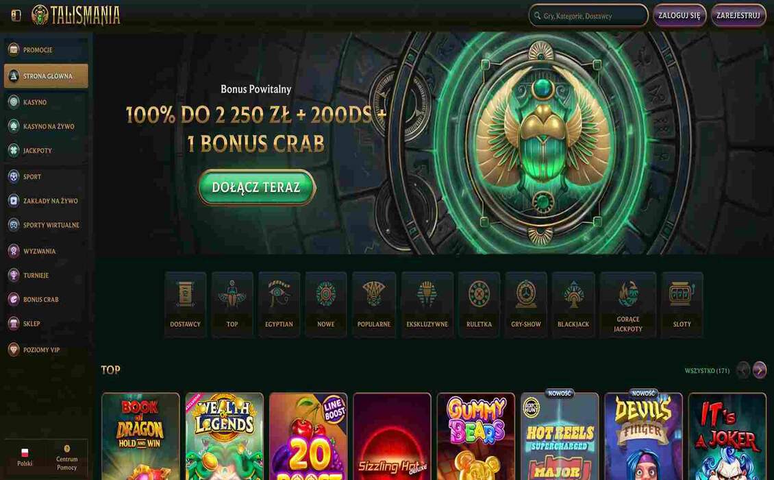 Strona główna Talismania Kasyno