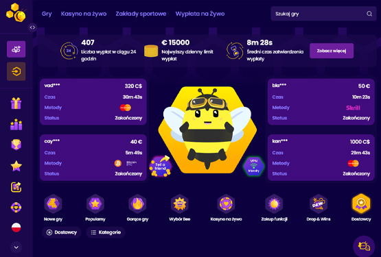 Strona główna kasyna WazBee