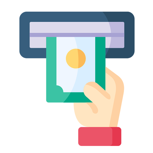 animowana wypłata środków w kasynie