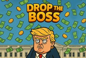 Logo automatu Drop the Boss