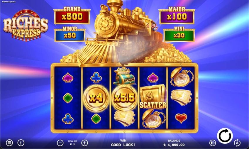 Symbol Scatter w slocie Riches Express